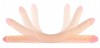 Телесный двухсторонний фаллоимитатор-реалистик - 49,5 см. фото 3 — pink-kiss