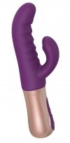 Фиолетовый вибратор-кролик Sassy Bunny - 21 см. фото 1 — pink-kiss