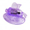 Стимулятор клитора с вакуумным массажем и вибрирующей бабочкой фото 2 — pink-kiss