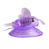 Стимулятор клитора с вакуумным массажем и вибрирующей бабочкой фото 4 — pink-kiss