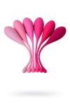 Набор из 6 розовых вагинальных шариков Eromantica K-ROSE фото 1 — pink-kiss