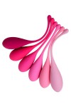 Набор из 6 розовых вагинальных шариков Eromantica K-ROSE фото 2 — pink-kiss