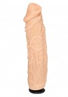Телесная насадка-фаллос с пышными венами - 19,5 см. фото 1 — pink-kiss