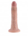 Телесный фаллоимитатор с присоской 7" Cock - 17,8 см. фото 1 — pink-kiss