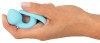 Голубая анальная втулка Mini Butt Plug - 7,1 см. фото 8 — pink-kiss