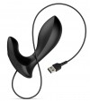Черная анальная вибровтулка Nexus Duo Plug - 9,8 см. фото 4 — pink-kiss