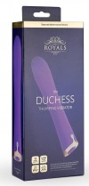 Фиолетовый вибратор The Duchess Thumping Vibrator - 20 см. фото 2 — pink-kiss