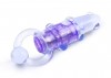Фиолетовое эрекционное кольцо с удлиненным клиторальным стимулятором фото 1 — pink-kiss