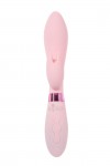 Нежно-розовый вибратор-кролик с независимыми моторчиками Indeep Malena - 21,5 см. фото 4 — pink-kiss
