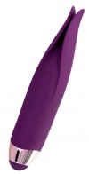 Фиолетовый клиторальный вибростимулятор FLO - 18,5 см. фото 1 — pink-kiss