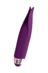 Фиолетовый клиторальный вибростимулятор FLO - 18,5 см. фото 2 — pink-kiss