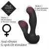 Универсальный анальный массажер Black Jamba Anal Vibrator - 12 см. фото 3 — pink-kiss