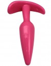Розовая анальная пробка для ношения - 12 см. фото 3 — pink-kiss