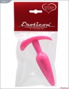 Розовая анальная пробка для ношения - 12 см. фото 4 — pink-kiss