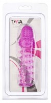 Фиолетовая насадка, удлиняющая половой член, BIG BOY - 13,5 см. фото 2 — pink-kiss