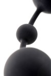 Черная анальная цепочка A-toys с шариками - 35,9 см. фото 7 — pink-kiss