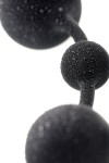 Черная анальная цепочка A-toys с шариками - 35,9 см. фото 8 — pink-kiss