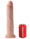 Телесный фаллоимитатор-гигант на присоске 13" Cock - 33 см. фото 2 — pink-kiss