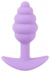 Фиолетовая анальная втулка Mini Butt Plug - 7,5 см. фото 1 — pink-kiss