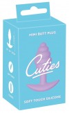 Фиолетовая анальная втулка Mini Butt Plug - 7,5 см. фото 2 — pink-kiss