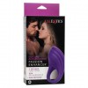 Фиолетовое эрекционное виброкольцо Silicone Rechargeable Passion Enhancer фото 4 — pink-kiss