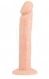 Телесный фаллоимитатор на присоске SO REAL 9INCH VEINY DONG - 22 см. фото 1 — pink-kiss
