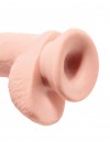 Телесный фаллоимитатор на присоске 10" Triple Density Cock with Balls - 26,7 см. фото 4 — pink-kiss
