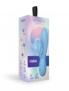 Голубой вибратор-кролик из силикона Isida - 21 см. фото 2 — pink-kiss