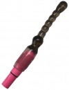 Чёрный анальный вибратор - 24 см. фото 2 — pink-kiss