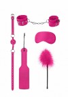 Розовый игровой набор БДСМ Introductory Bondage Kit №4 фото 1 — pink-kiss