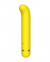 Желтый перезаряжаемый вибратор Flamie - 18,5 см. фото 1 — pink-kiss