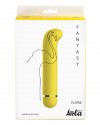 Желтый перезаряжаемый вибратор Flamie - 18,5 см. фото 4 — pink-kiss