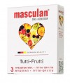Жёлтые презервативы Masculan Ultra Tutti-Frutti с фруктовым ароматом - 3 шт. фото 1 — pink-kiss