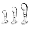 Набор из 3 стальных стимуляторов простаты Stainless Steel P-spot Training Set фото 1 — pink-kiss