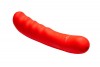 Красный вибратор Rhea для стимуляции G-точки - 18 см. фото 2 — pink-kiss