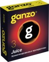 Ароматизированные презервативы Ganzo Juice - 3 шт. фото 1 — pink-kiss