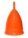 Оранжевая менструальная чаша OneCUP Classic - размер L фото 1 — pink-kiss