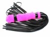 Нежная плеть с розовым мехом BDSM Light - 43 см. фото 1 — pink-kiss