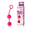 Розовые вагинальные шарики с ребрышками Cosmo фото 2 — pink-kiss