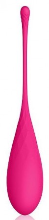 Розовый тяжелый вагинальный шарик со шнурком фото 1 — pink-kiss
