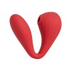 Красный вибратор Magic Motion Bobi с вакуумной стимуляцией фото 3 — pink-kiss