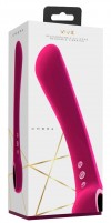 Розовый гибкий вибромассажер Ombra - 21,5 см. фото 3 — pink-kiss