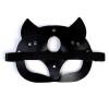 Оригинальная черная маска «Кошка» с ушками фото 3 — pink-kiss