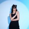 Оригинальная черная маска «Кошка» с ушками фото 8 — pink-kiss