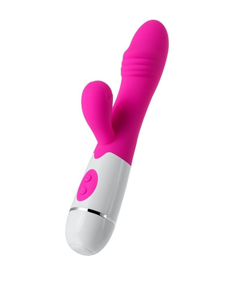 Розовый вибратор A-Toys Nixy - 23 см. фото 1 — pink-kiss