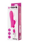 Розовый вибратор A-Toys Nixy - 23 см. фото 5 — pink-kiss