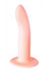 Телесный нереалистичный дилдо Stray - 16,6 см. фото 5 — pink-kiss