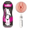Телесный мастурбатор-вагина Sex In A Can Vagina Lotus Tunnel фото 2 — pink-kiss