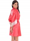 Короткий халатик-кимоно с кружевным сердечком на спинке фото 7 — pink-kiss