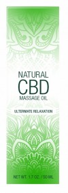Массажное масло Natural CBD Massage Oil - 50 мл. фото 2 — pink-kiss